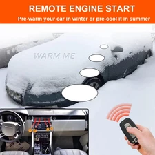Car Alarm System with Remote Start and Smart Push Button Starter