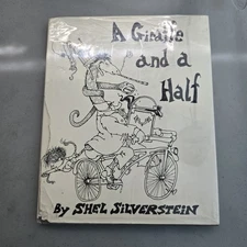 A GIRAFFE AND A HALF Shel Silverstein 1964 First Edition HJDJ Vtg Childrens Book