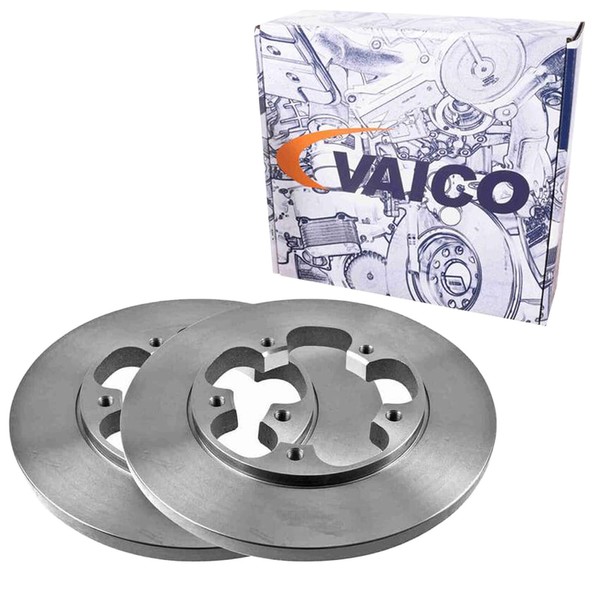 2X Vaico Bremsscheiben 308Mm Voll Hinten Passend FüR Ford Transit | V25-40013-image