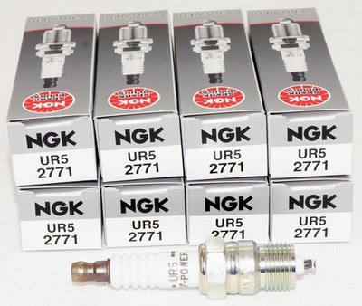 8 Pack Genuine NGK 2771 V-Power Spark Plugs UR5 for Classic Ford and GM Vehicles