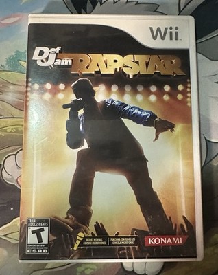 Def Jam Rapstar Video Game (Nintendo Wii, 2010) Complete w/ Manual CIB Tested