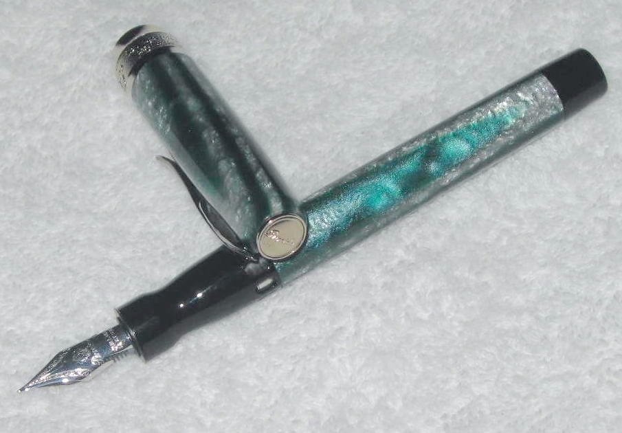 Pineider Arco Desert Beetle Limited Edition Fountain Pen With 14K Medium Nib