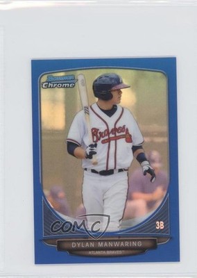 2013 Bowman Chrome Minis Blue Refractor 55/99 Dylan Manwaring #175 0a7