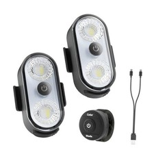 Wireless LED Lights for Car 2PCS- Button and Remote Control Interior 2pcs