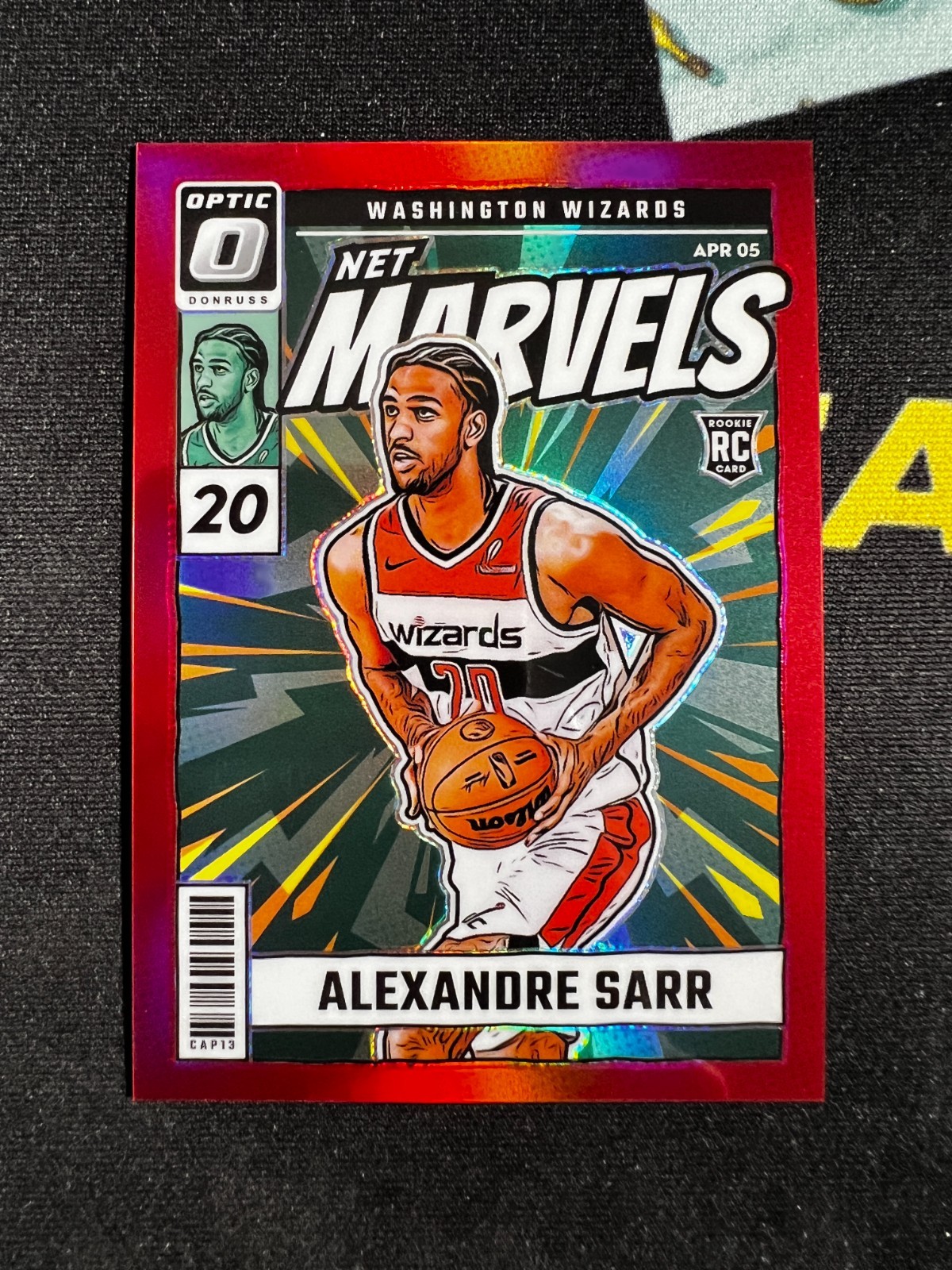ALEXANDRE SARR - 2024 Donruss Optic Net Marvels Rookie - Red Holo # /99