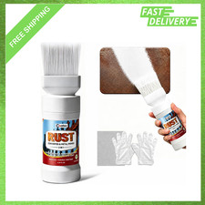 Rust Converter Metal Primer with Built-In Brush White 6.35 Oz for Metal Repair