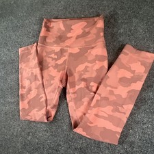 LULULEMON Women s Wunder Train High Rise Pant 23 Camo Brier Rose Multi Sz 4