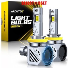 H11 LED Headlight Bulb High/Low Beam Super Bright 6500K 48000LM A1 Ultra 2-10X