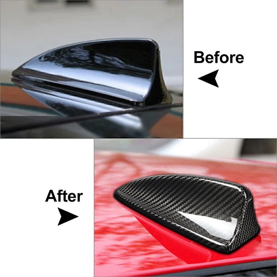 Shark Fin Antenna Cover For 2004-2008 BMW E60 E61 525i 530i 535i 540i 454i 550i Foto 3 de 4