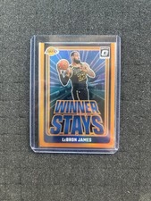 2024-25 Donruss Optic LEBRON JAMES Winner Stays Orange Prizm /39