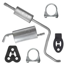 Auspuff Schalldämpferset für Mitsubishi Colt 6 VI Z30 Fließheck 1.1|1.3 (04-12)