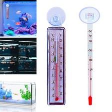 5Pcs Thermometer Fish Tank Thermometer Glass Tube Measurement Accessories