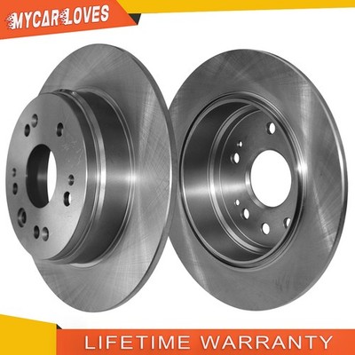 282mm Rear Left & Right Disc Brake Rotors for Honda CR-V 2002 2003 2004 L4 2.4L