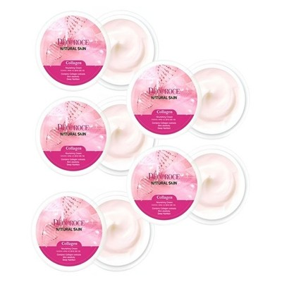 Deoproce Natural Skin Collagen Nourishing Cream 100g x 5 Pack Face Care