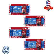 4pcs DC 12V Relay Module 1 Channel Relay Board Optocoupler Isolation Support