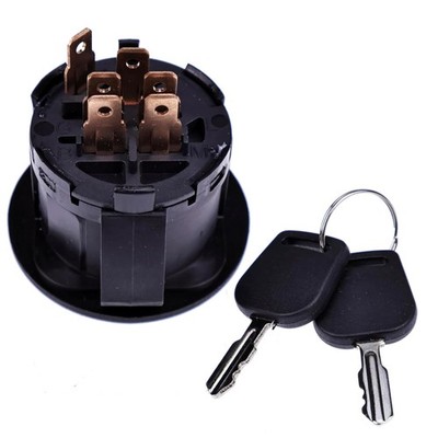 Ignition Switch 3 Position 6 Pin with Keys