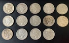 Lot of 14 Peace Silver $1 Coins 1920s Lady Liberty & Eagle