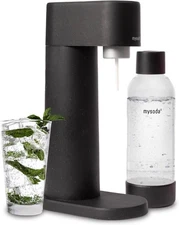 Woody Sparkling Water Maker - Silent Carbonated Water Machine Made of Renewab...
