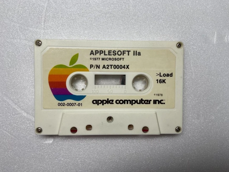 Apple II Tape Software APPLESOFT IIa von Microsoft 1977 - Bild 2 von 4