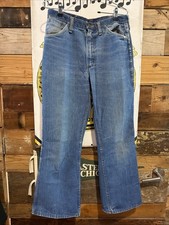 Vintage 1960s Wrangler Saddle Champ Jeans Dot Rope Button Zipper