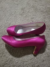 pink heels women size 10 Azazie barely used