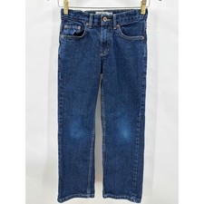 Urban Pipeline Boys Dark Wash Straight Leg Denim Jeans Size 10 Regular