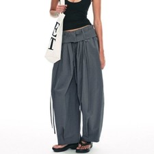 Korean-style women loose wide-leg pants casual pants Trousers