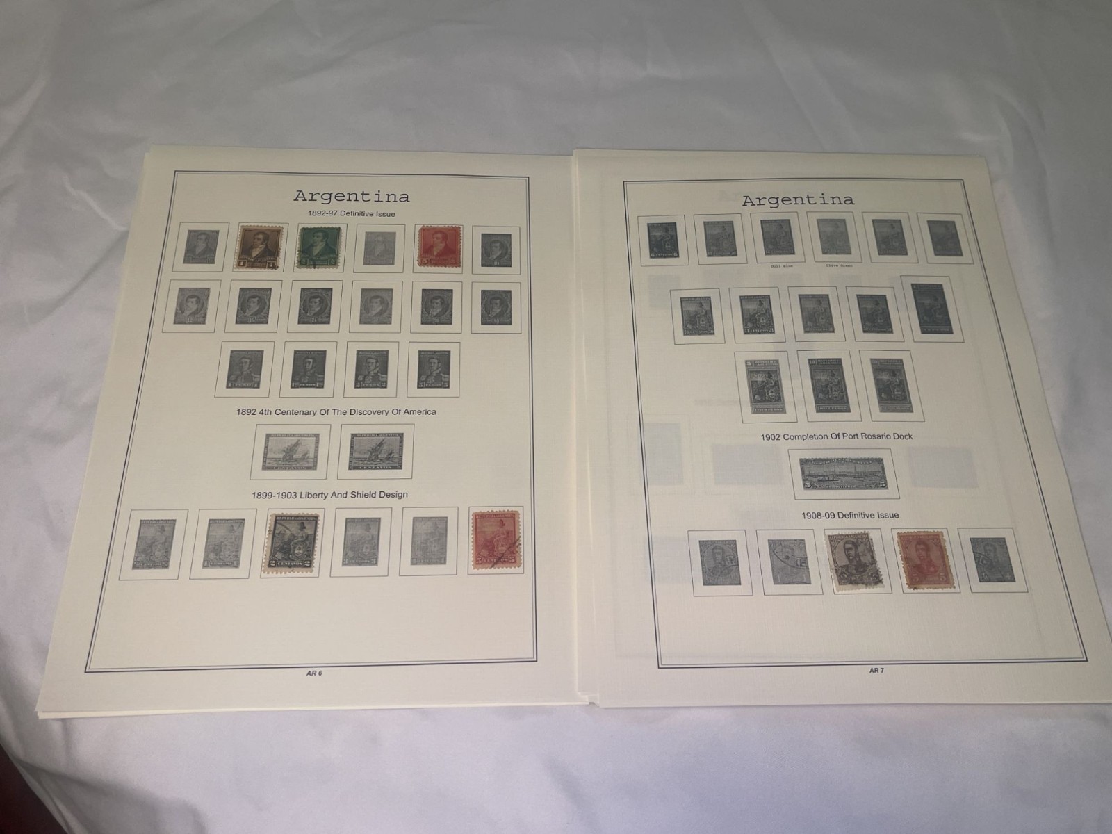 166 Vintage Argentina Postage Stamp 1884-1985 Classics Airmail Officials Lot