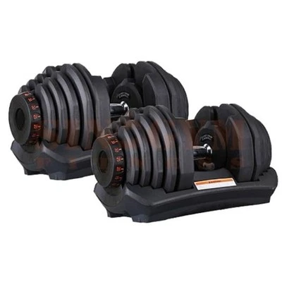 BALELINKO NEW Adjustable Dumbbell Dumbbells Weights 1090 Set Pair 90lbs - TWO DUMBBELLS