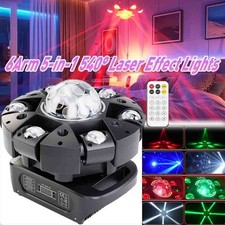 6 Arms Magic Ball Stage Light LED Moving Head Beam Light Laser DJ Disco Party