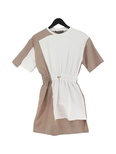 Maniere De Voir Women's Mini Dress UK 8 White Cotton - Picture 1 of 7
