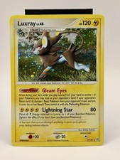 Pokemon Luxray 7/130 {Holo Bleed Error}Rare Diamond and Pearl W/SWIRL on eBay