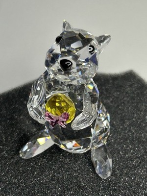 Swarovski Rabbit Bunny with Yellow Easter Egg Crystal Figurine 5274174 MIB