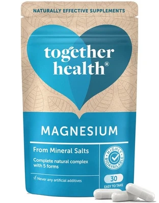 Together Health - Magnesium, 5 Nat. Forms of Marine Magnesium, Vegan 30 capsules