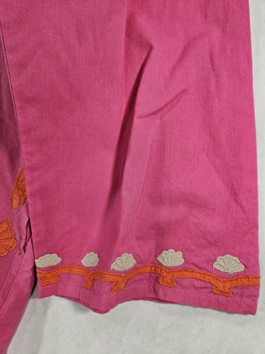 Frances Valentine Small Dress Pink Goldie Tunic Kaftan Midi Tunic Cotton $298. - Picture 9 of 12