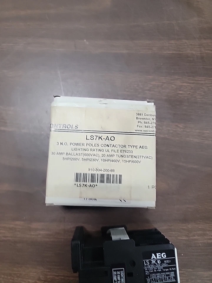 LS7K.10-AO, AEG, Ls-K 3-Pole Contactor (Open Type) 32A 1No Aux 120V60Hz Ls7K-Ao - Image 2 of 4