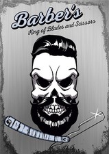 Barber Shop Canvas Framed Poster | Wall Art - Home Decor
