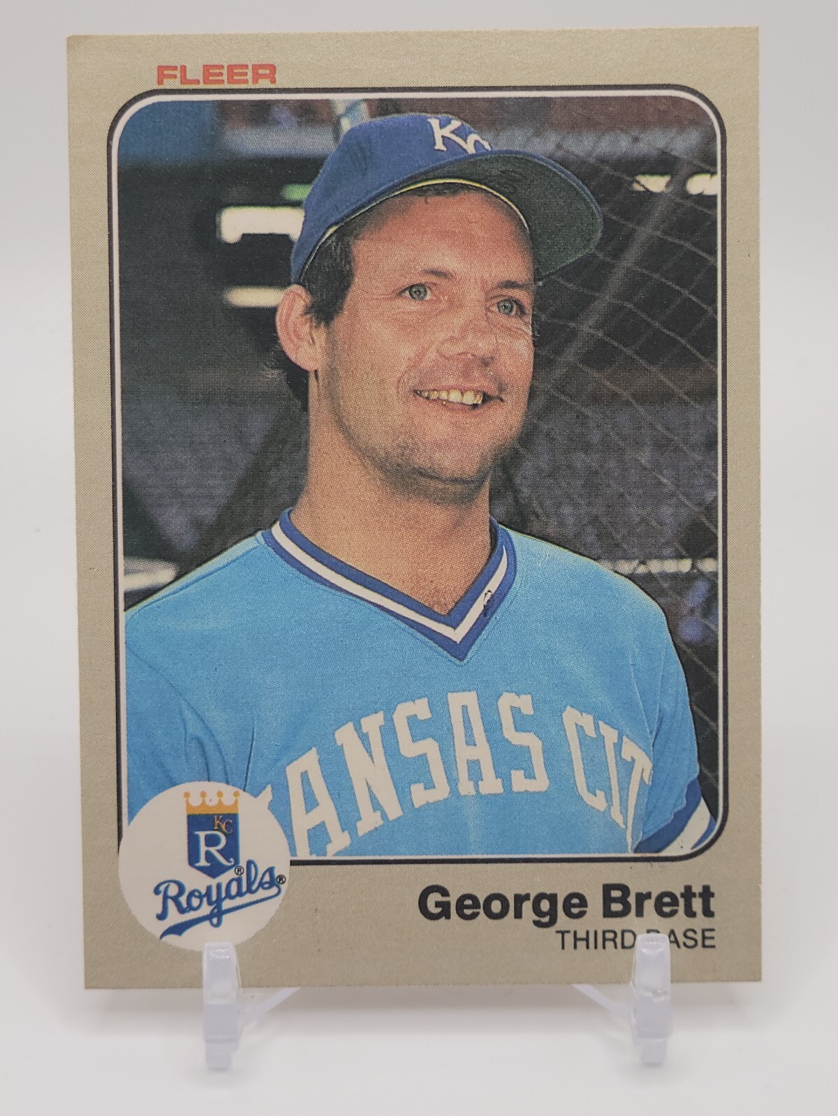 1983 Fleer George Brett Royals #108 Baseball Card