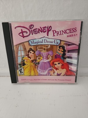 Disney Princess Magical Dress Up (PC, 2003) CD-ROM Ages 5+