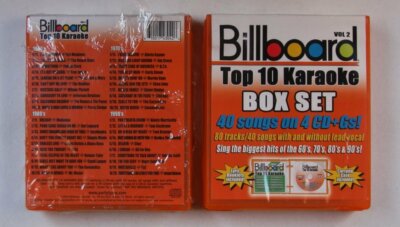 Billboard Top 10 Karaoke Vol.2 Ger 4CD+G Box 2005