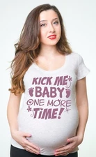Funny Pregnancy T-shirt maternity Tee Shirt top Gift for pregnant wife Shirt