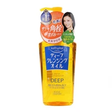 KOSE Softymo Deep Pore Cleansing Facial Wash Oil Treatment Makeup Remover 230ml