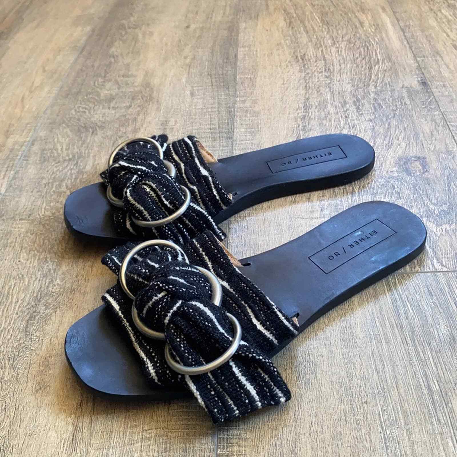 Either/Or Knit Slides eBay