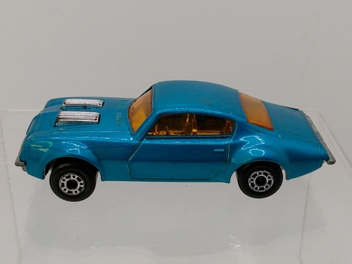 Vtg. 1975 Matchbox/Lesney 4f; Pontiac Firebird; Metallic Light Blue, Yellow... - Picture 2 of 10
