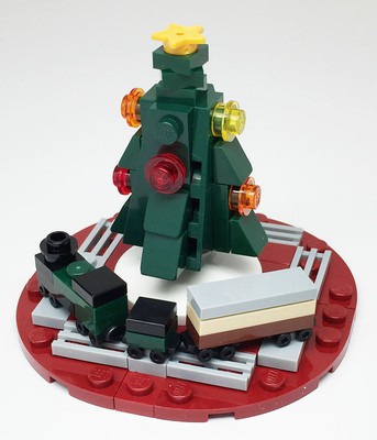 Albero Di Natale Lego Istruzioni.Constructibles Mini Albero Di Natale Con Treno Lego Parti Di Ricambio E Kit Istruzioni Ebay