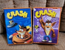 McDonalds Crash Bandicoot Lot of 2 Happy Meal Kids Toys 2005 Handheld Game AS IS