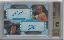 C. CORREA/G. SPRINGER 2013 BOWMAN STERLING DUAL AUTOS REF 16/35 BGS 9.5/AU 10