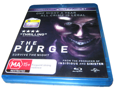The Purge - Blu-Ray - VGC - Region B