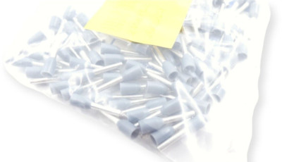 5 X Klauke 4708 Aderendhülsen 0,75 mm² grau VPE 100 Stk.