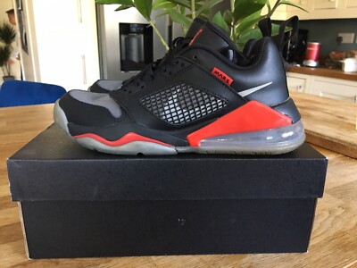 Nike Jordan Mars 270 Low GS Trainers UK Size 4 Black Metallic Silver Red |  eBay